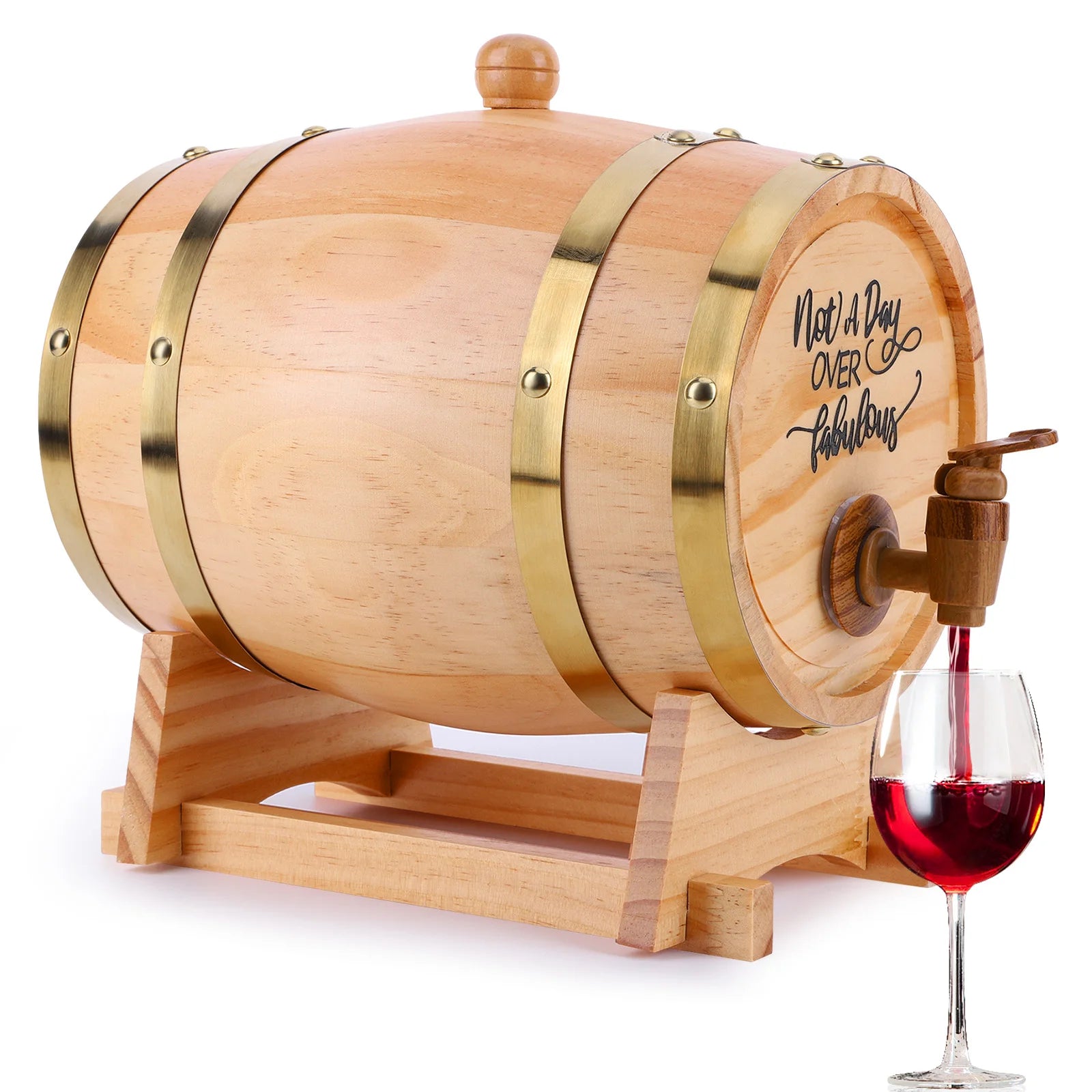 Mini Oak Whiskey Barrel | Home Bar Gift | Personalised Engraving