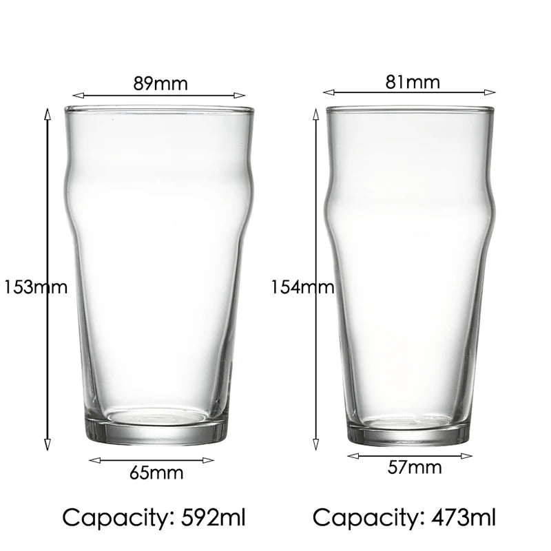 Craft Beer Glass 2-Pack | Choose Your Style | Premium Glassware