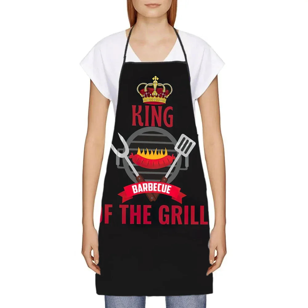 King of the Grill BBQ Apron | Funny Gift for Men