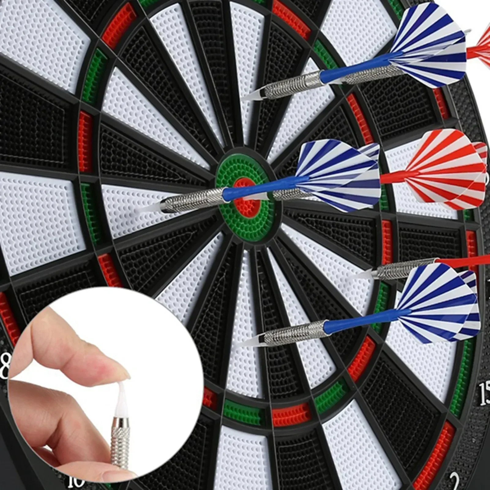 Electronic Dartboard Set | LCD Scoring | 6 Darts Included