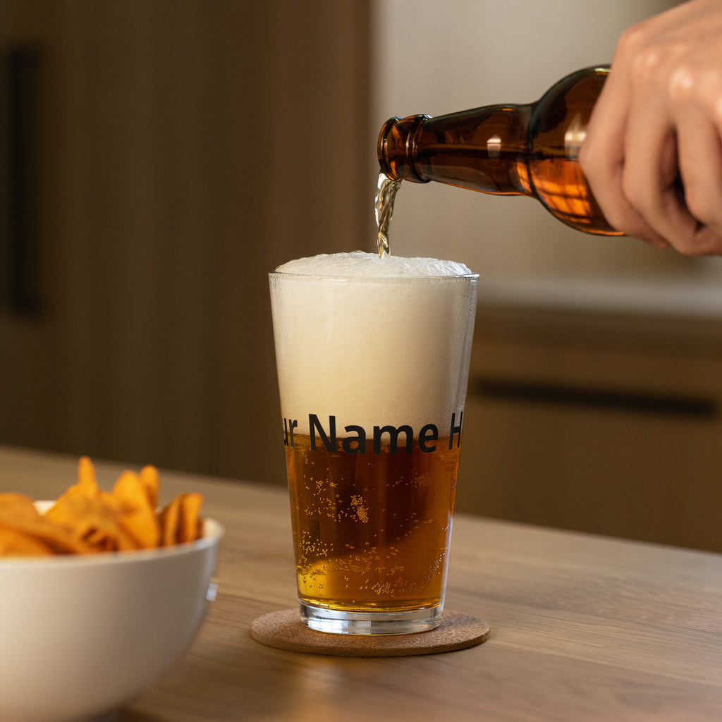 Personalised Pint Glass | Engraved | Birthday Gift for Men
